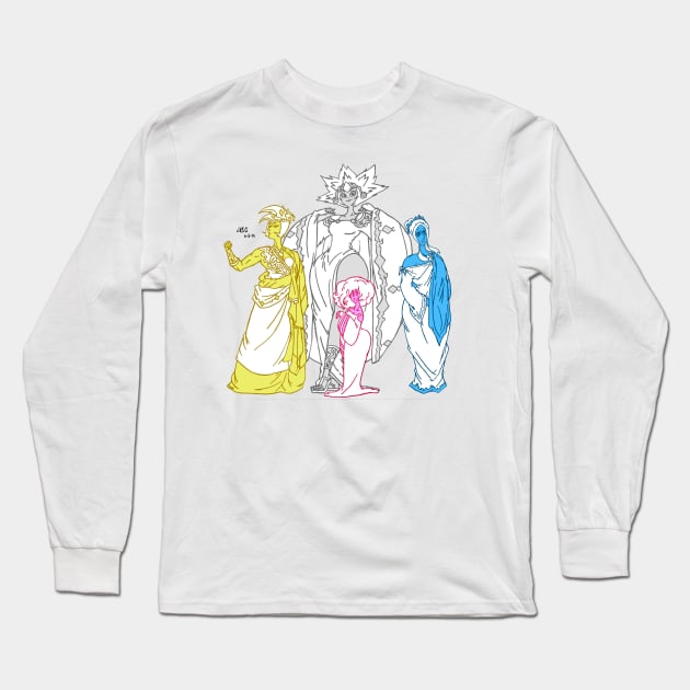 Goddess Diamonds 2 Long Sleeve T-Shirt by TeeJay93